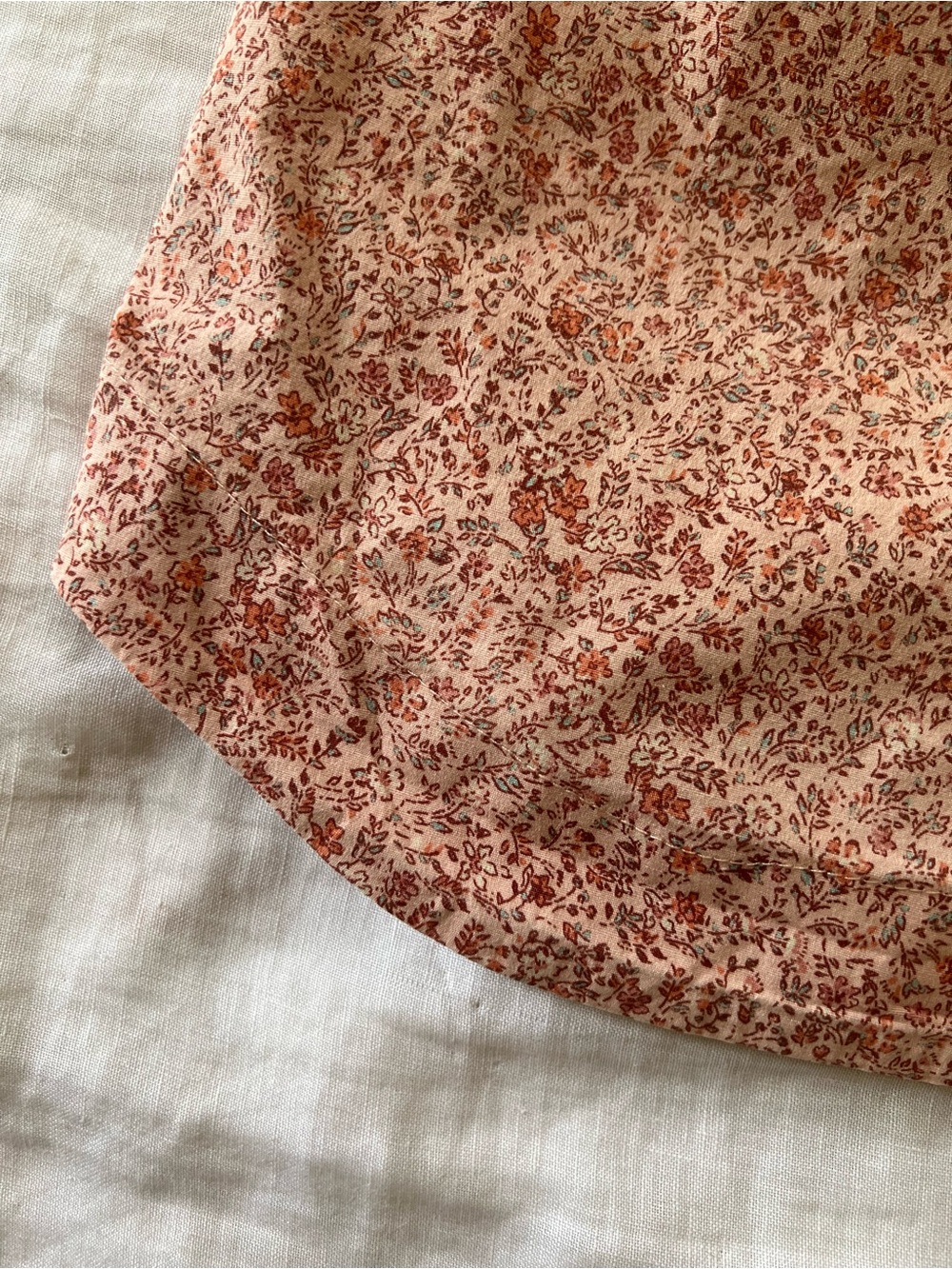 Free People Women’s Pink Floral Elastic-Waist Boxer Shorts - Picture 2 of 4